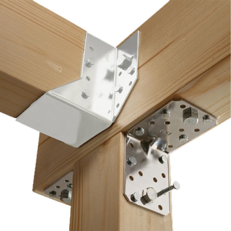 Kątownik ciesielski z przetłoczeniem KP4 70x70x55x2,5mm wzmocniony 20 szt.