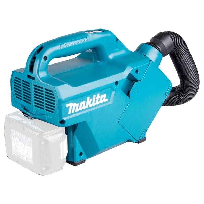 Odkurzacz samochodowy akumulatorowy Makita DCL184Z LXT 18V 0,5l 54mbar BODY akcesoria