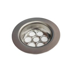 Sitko do umywalki nierdzewne chrom 60mm 6 otworów