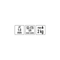 Linka zabezpieczająca narzędzia 1mm YT-74008 YATO