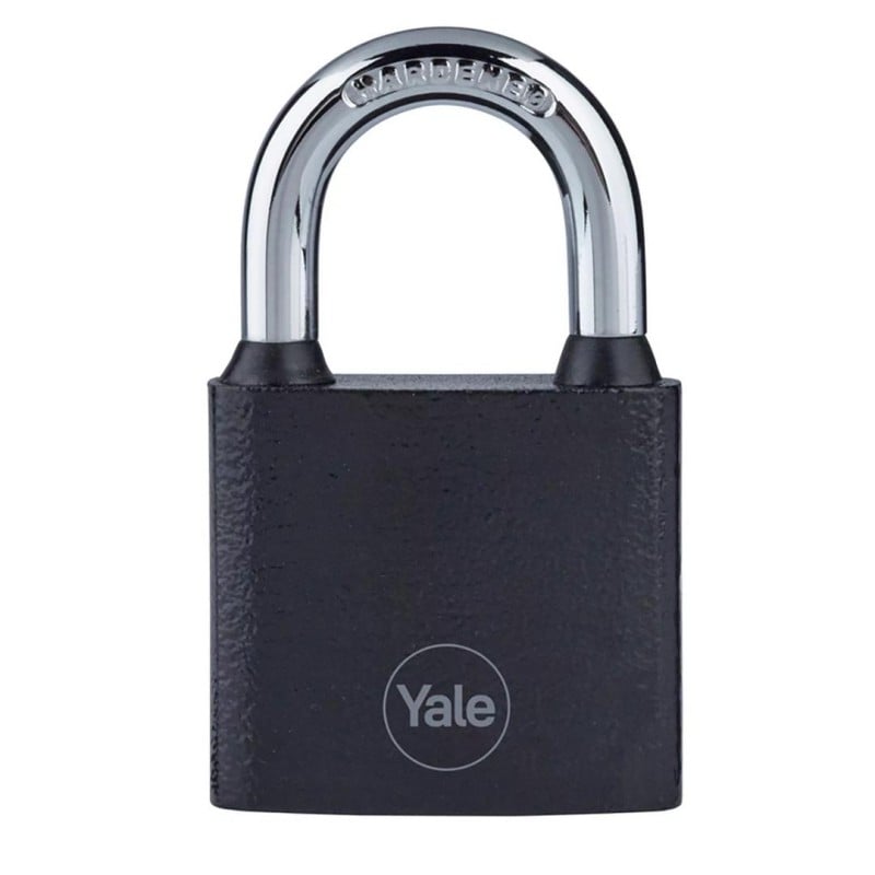 Kłódka żeliwna Assa Abloy Yale Y111B/75/140/1/B 74mm 3 klucze czarna