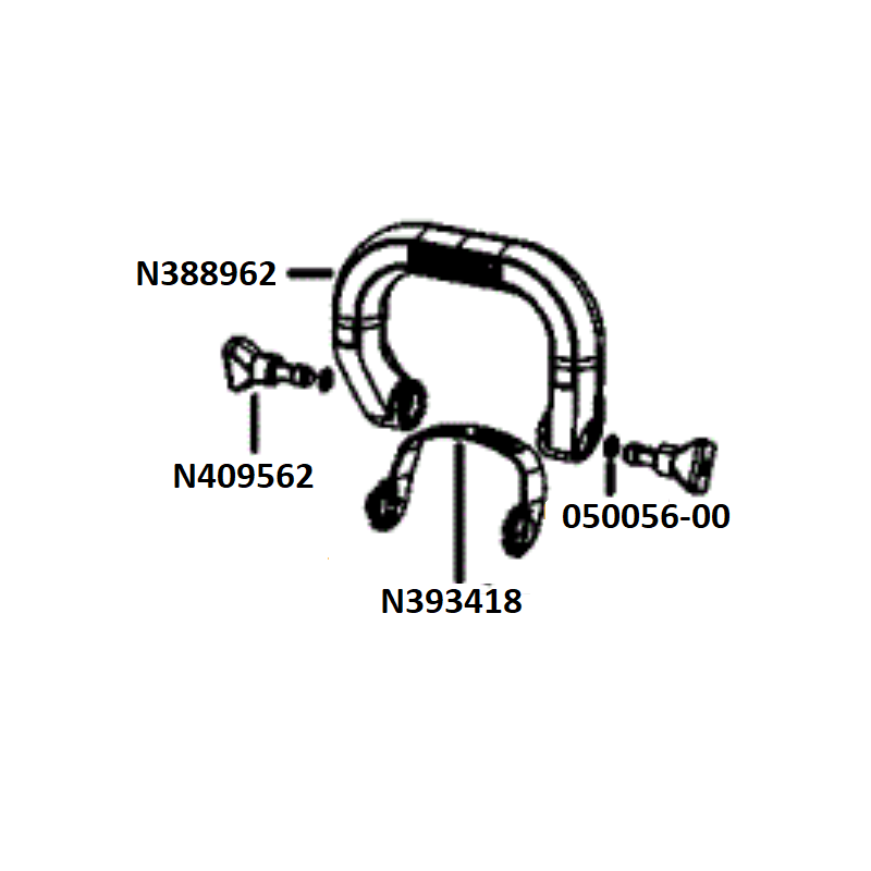 Uchwyt górny do szlifierek DWE4257 DWE4357 125mm
