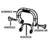 Uchwyt górny do szlifierek DWE4257 DWE4357 125mm