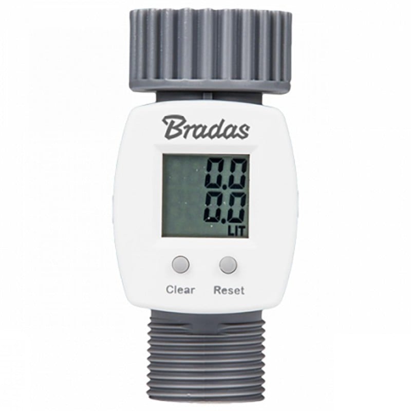Licznik zegar przepływu wody 3/4 Bradas WL-3110