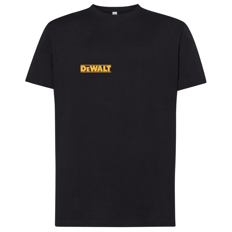 Koszulka T-shirt XXL czarna z logo DEWALT