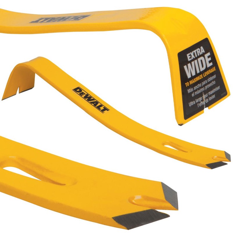 Łom płaski breszka łapka do gwoździ 30cm DeWALT