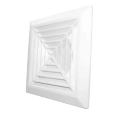 Kratka wentylacyjna KKS 17x17/135 mm DOSPEL 007-0431, biała
