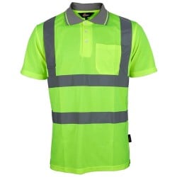 Koszulka POLO L żółta z...