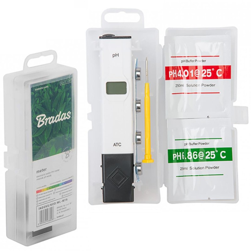 Uniwersalny elektroniczny miernik pH wody Bradas