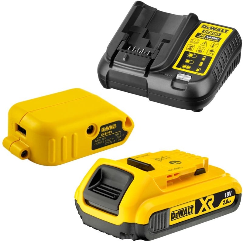 Podgrzewana kurtka DeWALT DCHJ090BD1-L 18V XR 1x2Ah czarna L