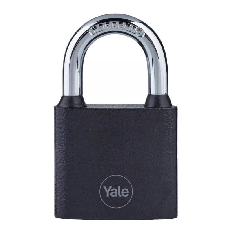 Kłódka żeliwna Assa Abloy Yale Y111B/38/121/1/B 38 mm 3 klucze czarna