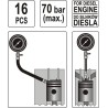 Miernik ciśnienia sprężania DIESEL 16cz