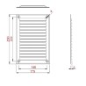 Kratka wentylacyjna aluminiowa D/AKP 175/250mm DOSPEL 007-0540, antyczne złoto
