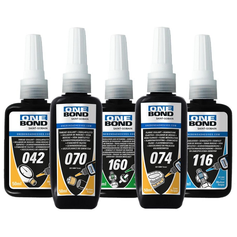 Klej do gwintów śrub niezrywalny 50ml OneBond 160