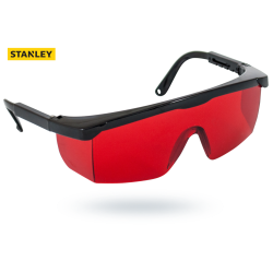 Okulary do odczytu promieni laserowych czerwonych