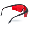 Okulary do odczytu promieni laserowych czerwonych