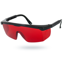 Okulary do odczytu promieni laserowych czerwonych