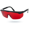 Okulary do odczytu promieni laserowych czerwonych