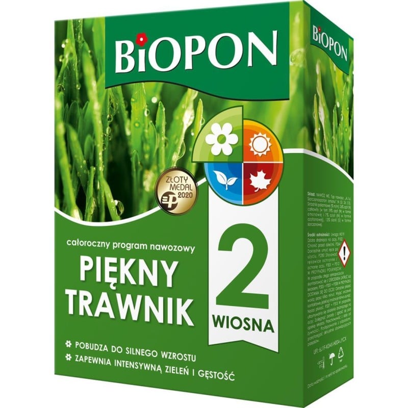 Nawóz piękny trawnik BIOPON B1837 wiosna 2 kg