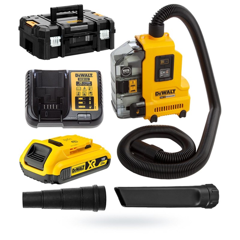 Odsysacz pyłu DeWALT DWH161D1 18V 1x2Ah XR TSTAK