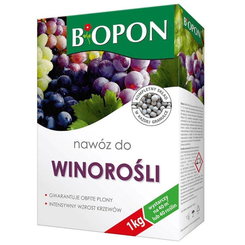 Nawóz do winorośli Biopon B1129 1kg granulat