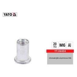 Nitonakrętki aluminiowe M6,...