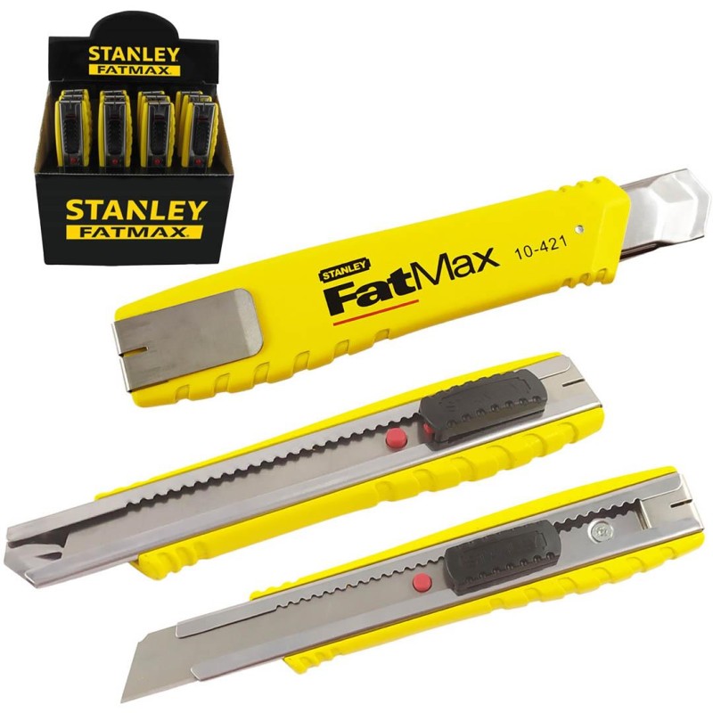 12x Nóż tapeciak 18mm ekspozytor STANLEY FATMAX