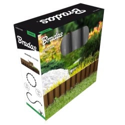 Obrzeże palisada Bradas OBP1202-002GY PALGARDEN 2,5m grafitowy