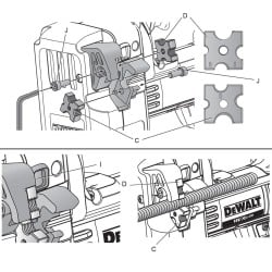Noże do przecinarki DeWalt N473494 do DCS350