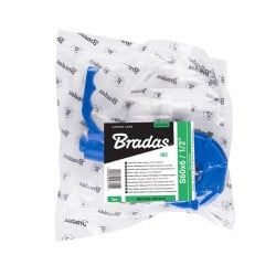 Nakrętka złącze z kranem Bradas IBCS60-KS1212 IBC S60x6 GZ 1/2’’ stal, do mauzera