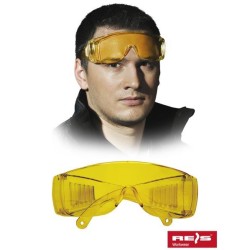 Okulary ochronne RAWPOL GOG-ICE-LIGHT ŻÓŁTE EN166