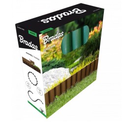 Obrzeże palisada Bradas OBP1202-002BN PALGARDEN 2,5m brąz