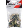 Nitonakrętki stalowe M12 20 sztuk YATO