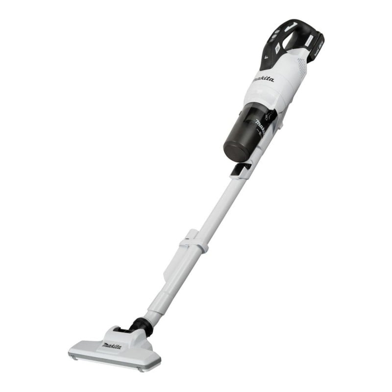 Pionowy odkurzacz akumulatorowy Makita DCL286FZW+BL1850B 18V 1x5Ah LXT BLDC biały cyklon