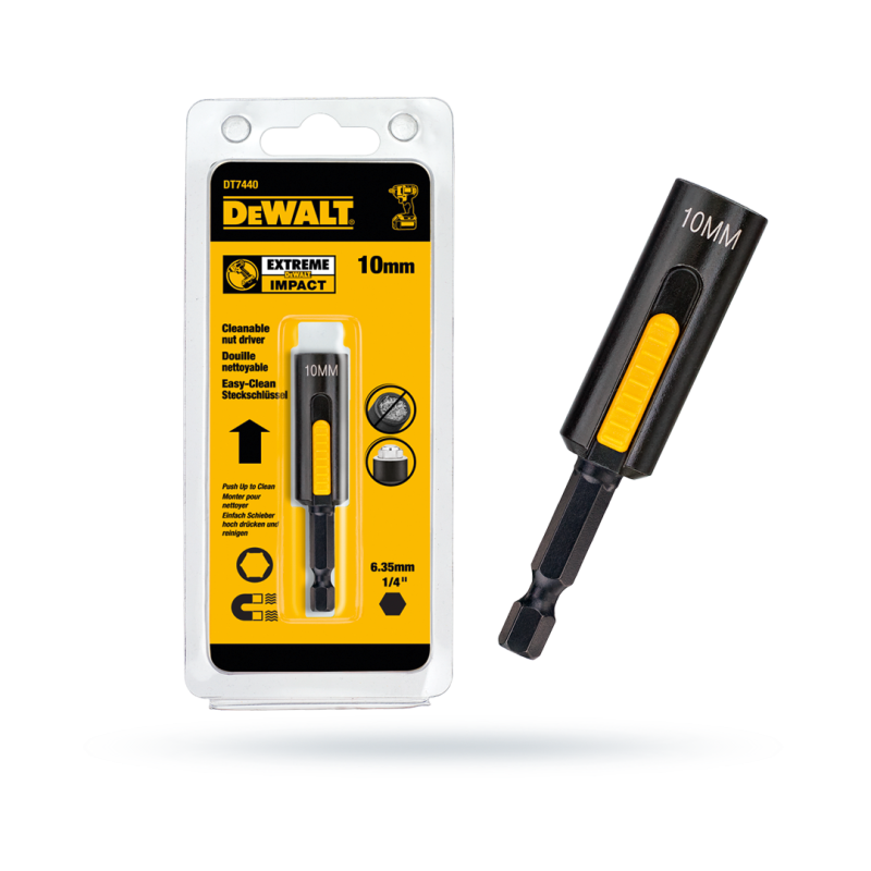 Nasadka udarowa DEWALT DT7440 z magnesem 10mm 75mm