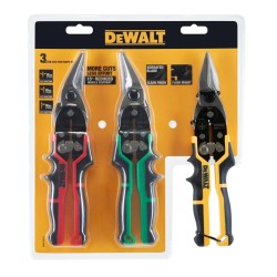 Nożyce do blachy zestaw 3 szt. DeWALT DWHT14676-0