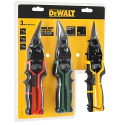 Nożyce do blachy zestaw 3 szt. DeWALT DWHT14676-0
