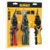 Nożyce do blachy zestaw 3 szt. DeWALT DWHT14676-0