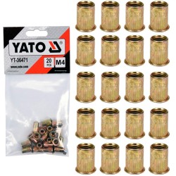 Nitonakrętki stalowe M4 20...