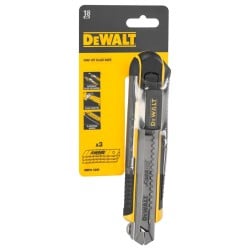 Nóż nożyk tapeciak z ostrzem łamanym 18mm DeWALT
