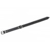 Obroża 2-razy szyta 20mm x 550mm CZARNA
