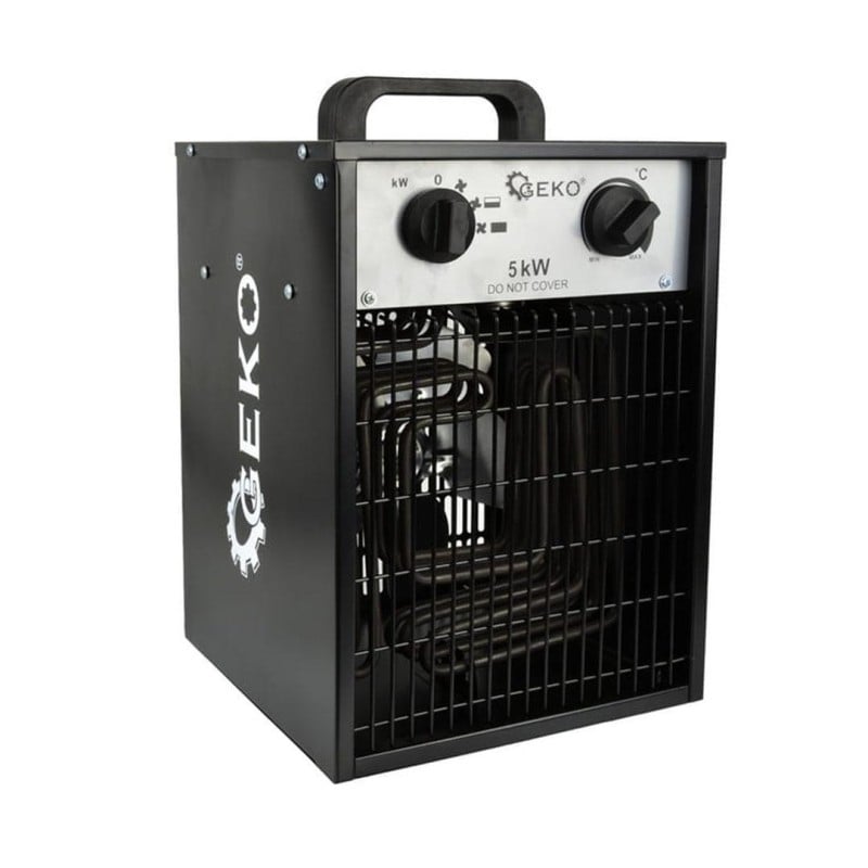 Nagrzewnica elektryczna z termostatem 5 kW 400 V siła GEKO G80402