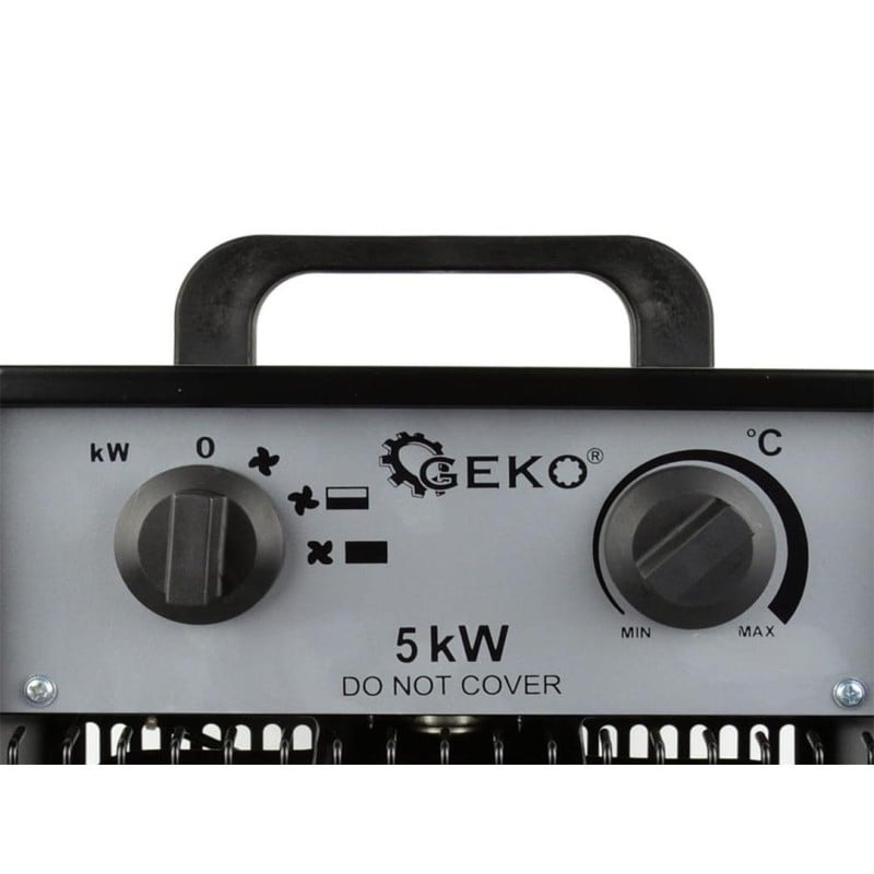 Nagrzewnica elektryczna z termostatem 5 kW 400 V siła GEKO G80402
