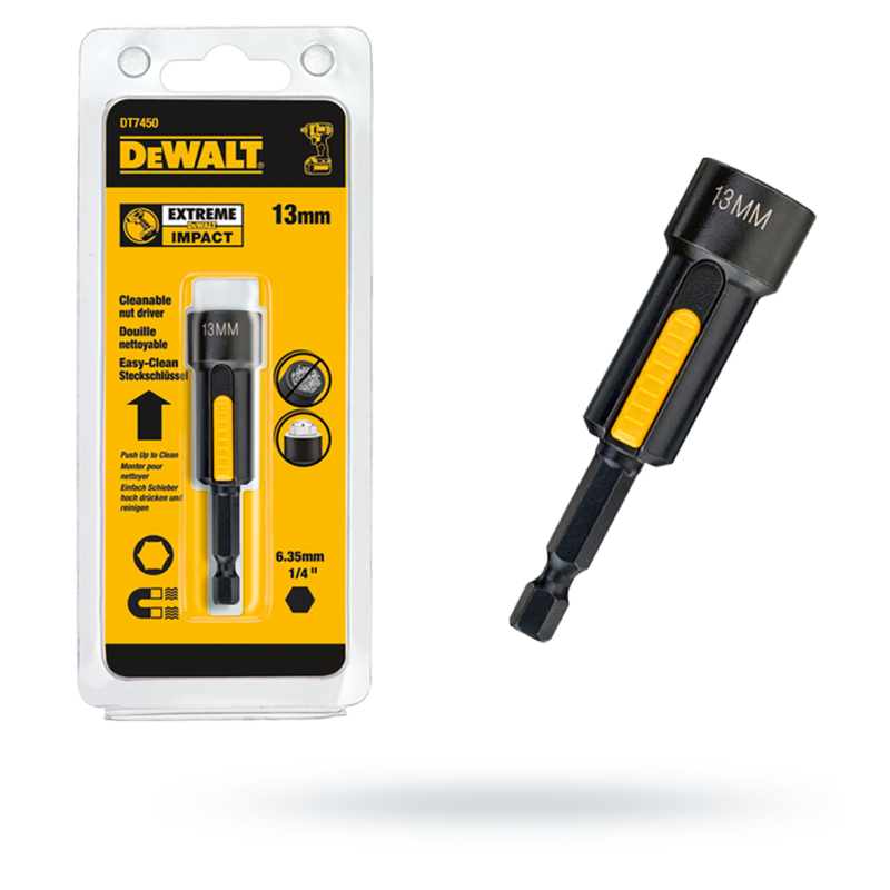 Nasadka udarowa DEWALT DT7450 z magnesem 13mm 75mm