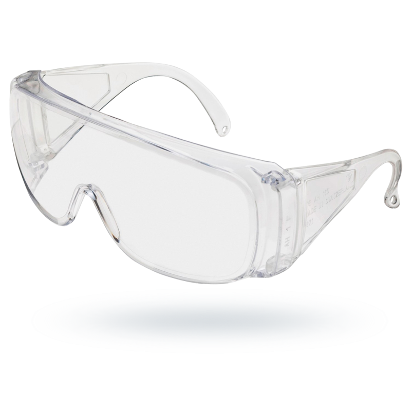 Okulary ochronne białe TVS (10)