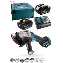 Szlifierka Makita DGA513RTJ 125mm 18V 2x5Ah BL XPT