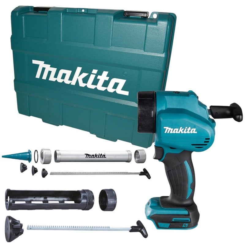 Akumulatorowy wyciskacz do kleju i sylikonu Makita DCG180ZXK 18V w tubach 300ml i 600ml, 5000N, 5-biegów