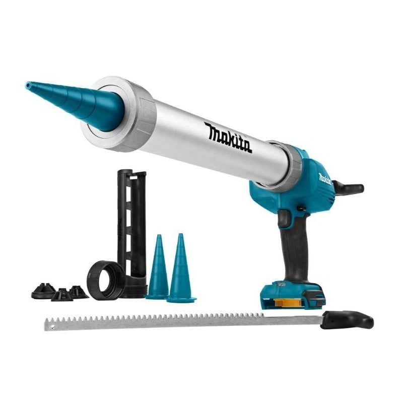 Akumulatorowy wyciskacz do kleju i sylikonu Makita DCG180ZXK 18V w tubach 300ml i 600ml, 5000N, 5-biegów