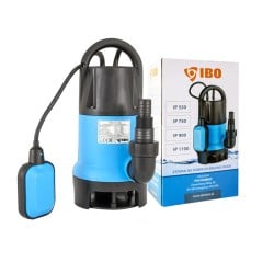 Pompa zatapialna do wody z pływakiem IBO IP750 230V 750W 210 l/min