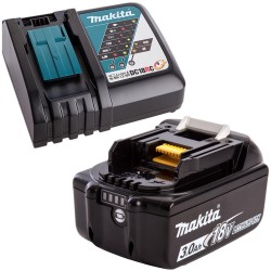 Akumulatorowy opryskiwacz ogrodowy 18V LXT 5l 3bary Makita DUS054Z + zestaw zasilający 1x3Ah 18V, ładowarka DC18RC
